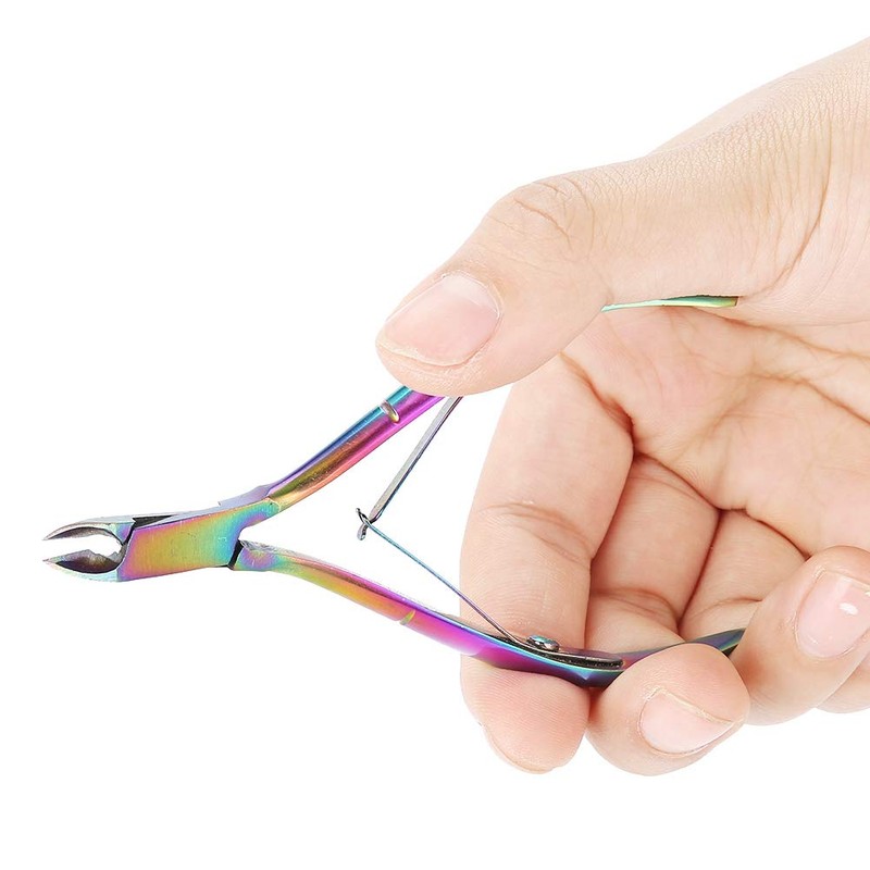 Cutícula Para Uñas Pinza Cortadora Cortador Mini Camaleón Nail Art