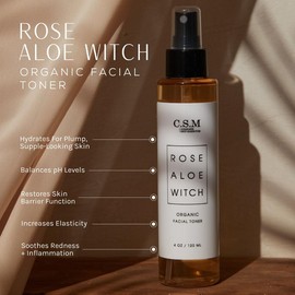ROSE ALOE WITCH Organic Facial Toner