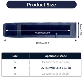 Medium Blood Pressure Cuff, 22-42CM Blood Pressure Monitors Cuff Adjustable Compatible with Other BP Monitors for Adult Senior with Medium Arms Women, 6 Connectors (BP Cuff Included Only)