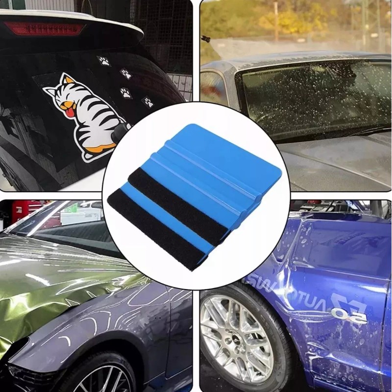 Estuchelandia 5 Pzas Squeege Espatula Rascador Aplicador Vinil Auto Carro