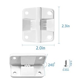 Coolers Replacement Hinges,Hinges kit for Colemans Coolers 5226, 5227B, 5278 and MoreCoolers Hinges with 24 Screws,Compatible with Coleman Coolers 5253 6262 6270 Cooler Hinges Replacement (6pcs)