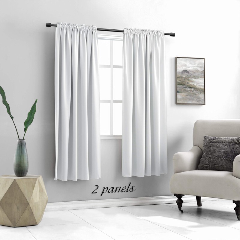 DONREN 72 Inch Room Darkening Curtain Panels - Thermal Insulated