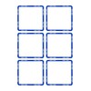 Cawila Academy Square Coordination Square, Set of 6, Yellow, One