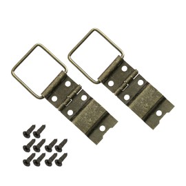 HMF 6496 Vintage Decorative Hinge Small Metal Standing Hinge | Pack of 2 | 22 x 57 mm | Bronze