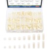 Glarks 270 Pcs Round Nylon Spacer Assortment Kit for M3