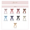 Bownita Girls' Handmade Ballerina Clips, Premium Matte Ribbon, CLIP PARIS