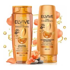 Acondicionador Y Shampoo Elvive Óleo Extraordinario 680ml C                                                                                           