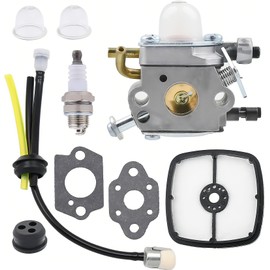 FitBest All-in-One Carburetor Tune-Up Kit for Echo C1U-K78 Leaf Blower – Includes Air Filter, Spark Plug, Fuel Lines & Primer Bulbs – Easy Install, Factory-Tuned (Fits PB200/ES-210/ES-211)