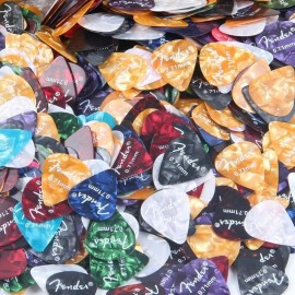 Fender 10pcs Fender Púas De Guitarra Delgadas