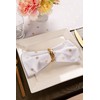 DII Decorative Basic Intertwined Napkin Ring Set, Gold, 6 Count