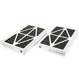 WEN Activated Carbon Air Filters, 5-Micron Inner Filter for 400 CFM Air Filtration Systems, Two Pack (AF9165C)