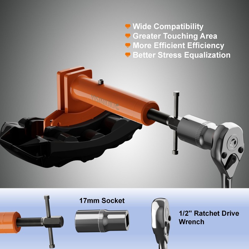 YISINIUTUO Universal Brake Caliper Tool for Multi Piston Brake Pad