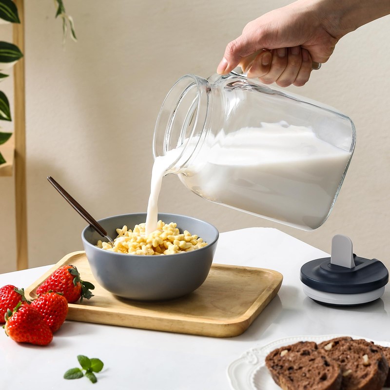 68 Oz Seal Pitcher With Lid and Spout, Large Iced