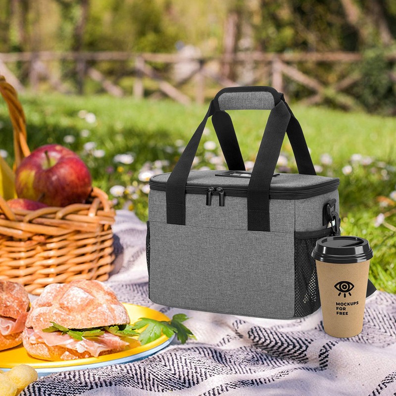 Trunab Reusable Drink Carrier for Delivery 6 Cups Insulated Drink