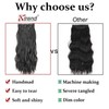 Xtrend 16 Inch Black Brown Wavy Hair Extensions 11 Clips