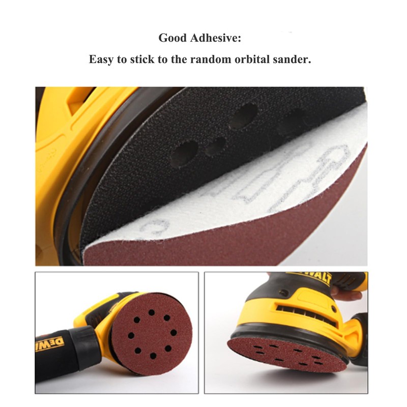 Secwell Pack of 20 Sandpaper 180 mm Velcro Sanding Discs