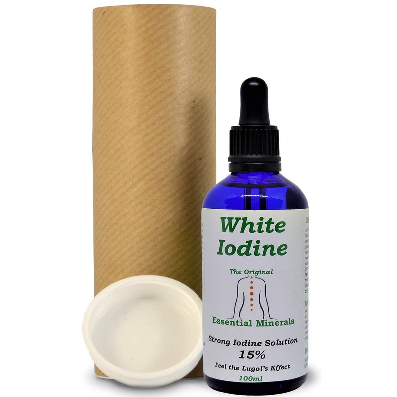100ml 15% White Iodine - Decolourised- Clear Solution - Maximum