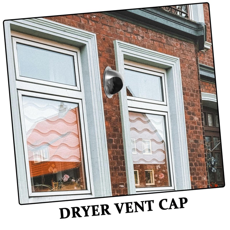 ORFOFE Exterior Vent Covers for House Metal Exhaust Vent Cap