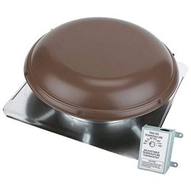 AIR VENT 53831 Roof Mounted Power Attic Ventilator, Brown