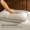 BPC Feather Down Pillows Queen Size Set of 2, Medium
