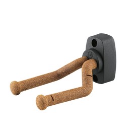 K&M 16280 Universal Guitar Wall Mount Cork - Movable Bracket - Suitable for All Headstock