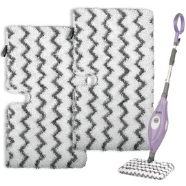 F Flammi Heavy-Duty Steam Mop Replacement Pad for Shark Steam Pocket Mop S3501 S3601 S2901 S2902 S3550 S3801 S3901 SE450 S3601D S3901D for All Hard Floors Soft Scrub Mop Pad for Shark