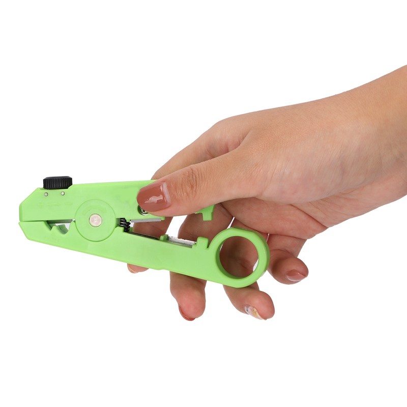 Wire Stripper Adjustable Blade Depth Easily Use Universal Cable Stripper
