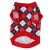 Pet Pig Spring Summer Sleeveless TShirt Pet Vest Sweatshirt Rhombus