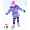Fitense Adjustable Ice Skates for Kids Girls Ages 3-12, 4