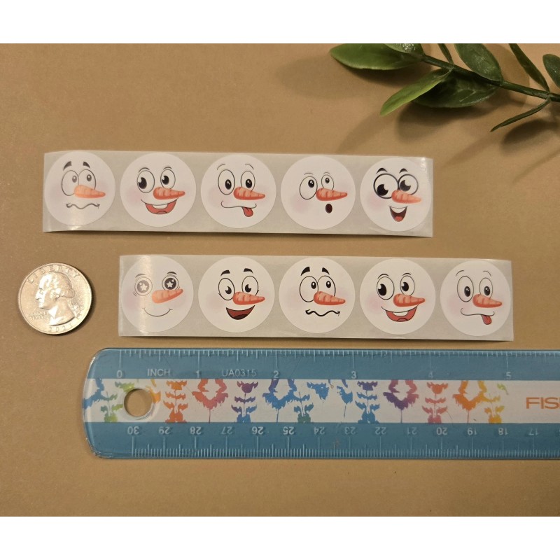 unknown 20 SNOWMAN STICKERS/REWAR
