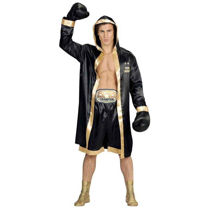 Widmann 11011292 Adult Boxer World Champion Costume, Multicoloured, M-L