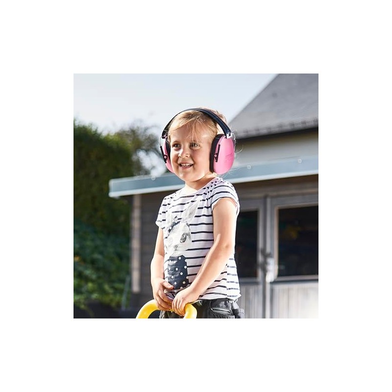 wolfcraft Kids' Ear Protectors Pink I 4961000 I For Use