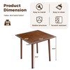 DELAVIN 29.5" Solid Wood Dining Table, Modern Small Dining Table,