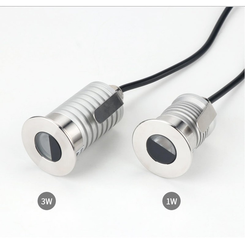 CNBRIGHTER LED In-Ground Well Light - Half-Moon, 12V-24V DC, IP67