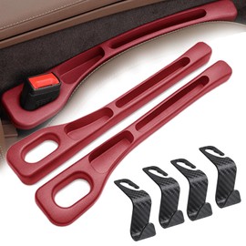 ZISHAN 2 Piece Car Seat Gap Filler Organiser Set, Car Seat Gap Filler, Cars Seat Accessories Suitable for Seat Organization Interior Cleanliness Item Neat Space