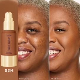 tarte face tape foundation - matte, waterproof, and gentle:_53H deep honey (deep skin with warm