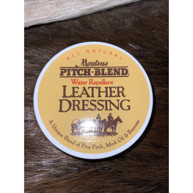 Montana Pitch Blend Leather Conditioning Balm, Boot cream, 4 Ounce