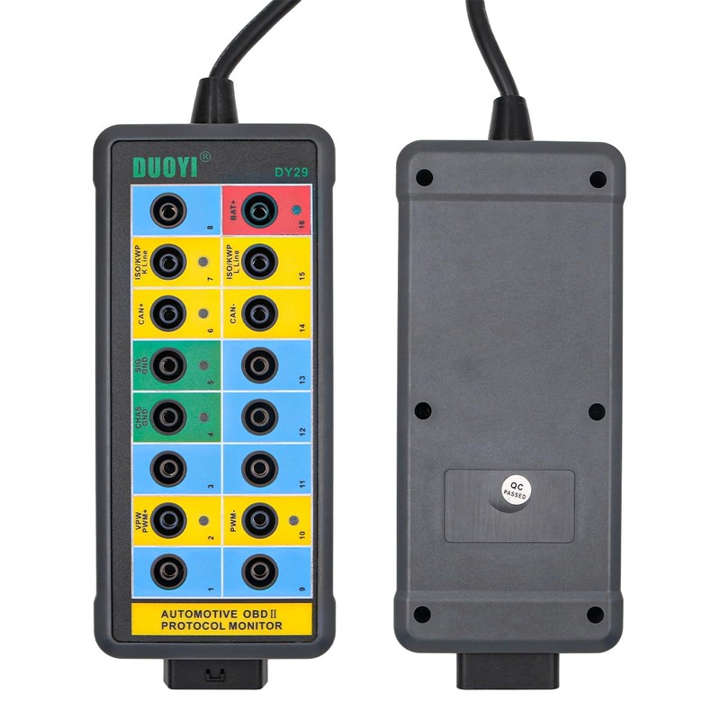 Tiardey OBD Breakout Box OBDII Protocol Detector Car CAN Test