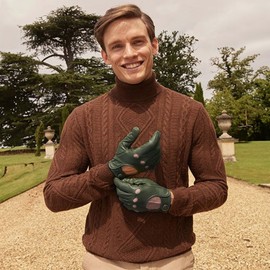 Dentsu Dents Delta Driving Gloves - Green