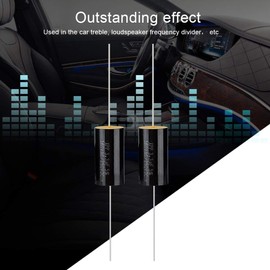 o Frequency Divider, 2PCS Capacitor Frequency Divider Capacitance o Speaker Capacitor for Car (3.3uF)