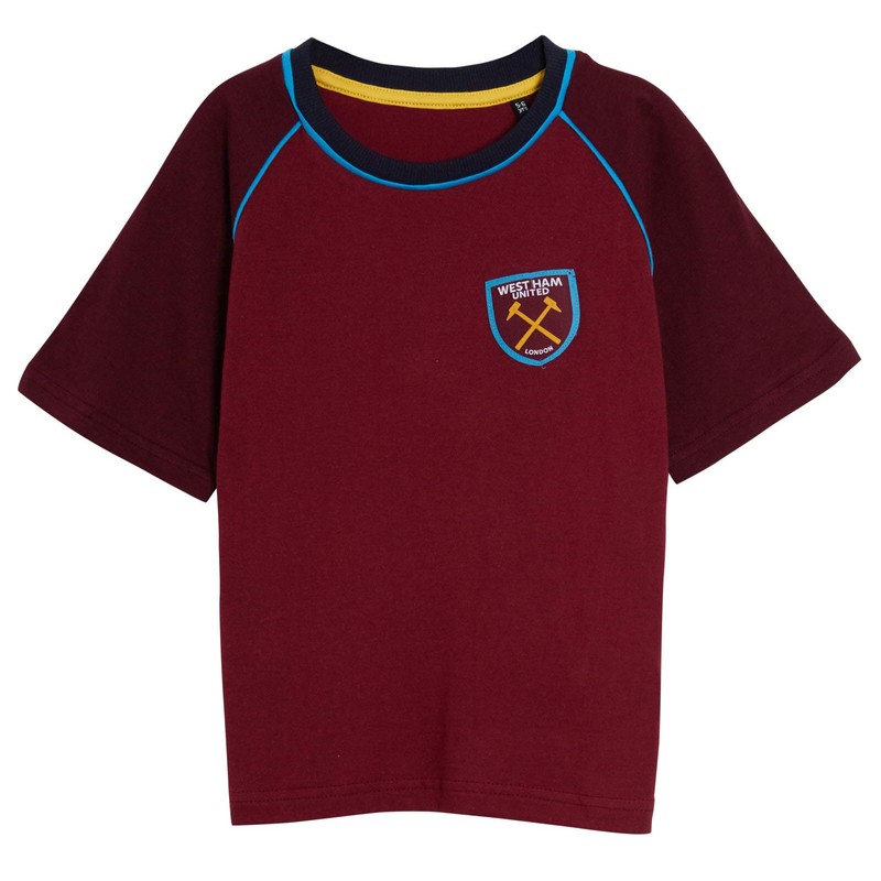 Kids West Ham United Short Pyjamas 13 Years