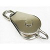 Stainless Steel Single Pulley Block Swivel Eye 32MM for 9MM