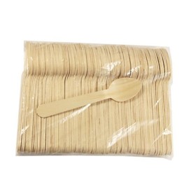 Disposable wooden spoons - Biodegradable Cutlery - Compostable Bamboo Spoon For parties(pack of 100) (160mm)