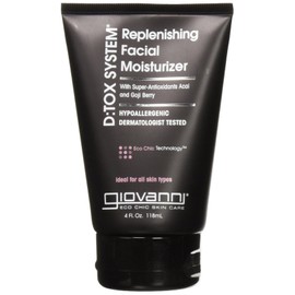 GIOVANNI D:tox System Replenishing Facial Moisturize - Face Moisturizer, Contains Super Antioxidants Acai & Goji Berry, Helps to Prevent Dryness, Hydrating for Healthier, Dermatologist Tested - 4 oz