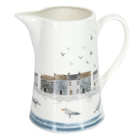 Gisela Graham Coastal Scene Jug, Medium