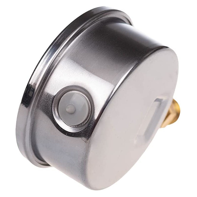 Stainless steel radial pressure gauge D.63 mm with 1/4 glycerine