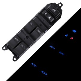84820-0R040 Front Left Driver Side LED Power Window Switch Compatible with Toyota Tundra 2007-2021 Auto Down Up Control Switch Button 848200R040 Master Power Window Controller