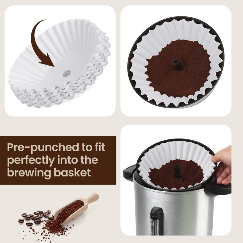 Paper Coffee Filters Compatible with Hamilton Beach Coffee Maker, 200