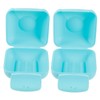 TOVINANNA 4sets Portable Holder Plastic Storage Case Compact Period Carrier