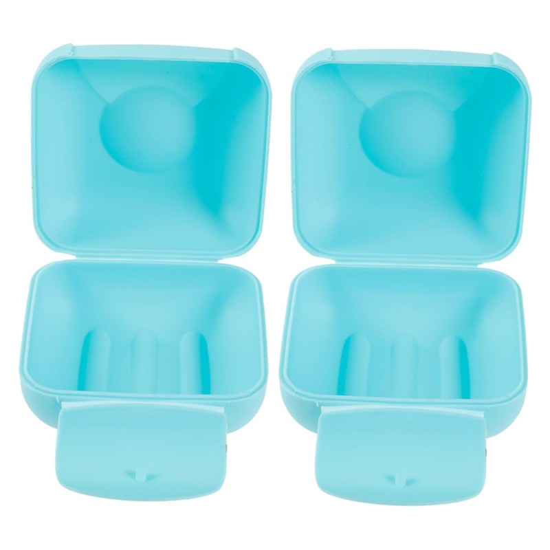 TOVINANNA 4sets Portable Holder Plastic Storage Case Compact Period Carrier
